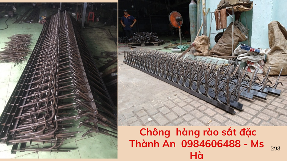 Chông sắt đặc 18